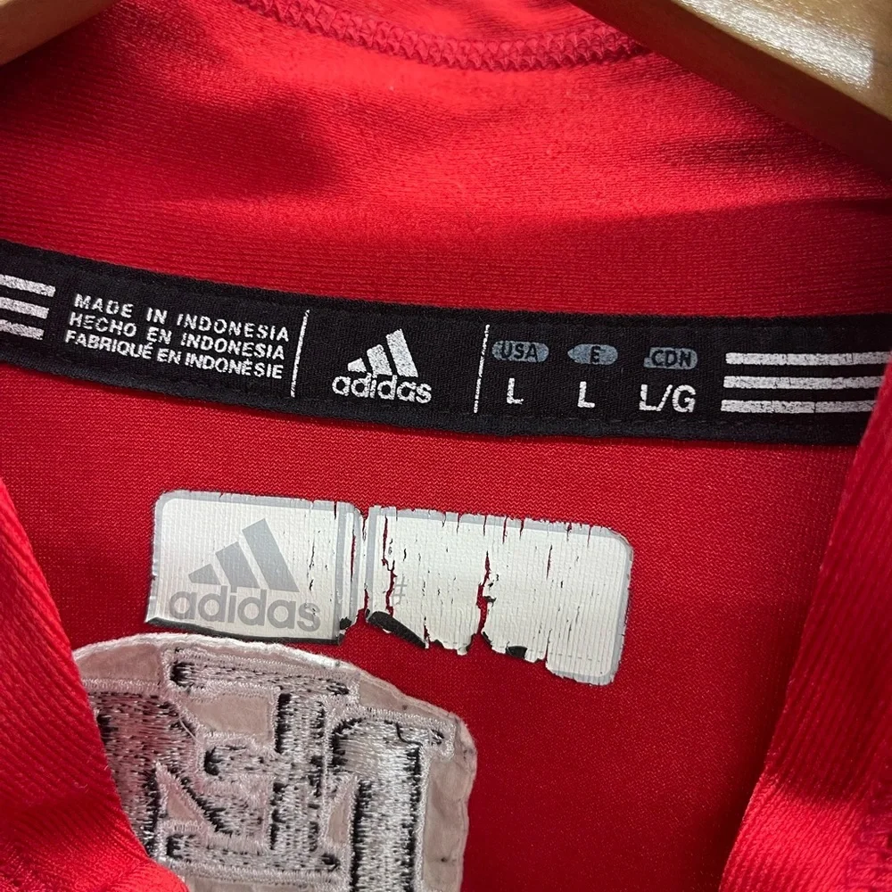 adidas Red Performance Jacket - Picture 4 of 5